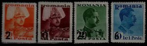 Romania 469a-d MNH Prince Michael SCV2.15