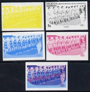 St Vincent - Bequia 1986 World Cup Football 5c (Algerian ...