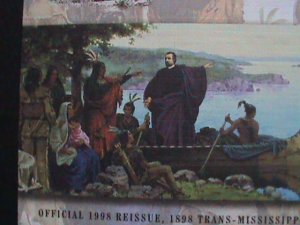 ​UNITED STATES-1998 SC#3209a FDC  MARQUETTE ON THE MISSISSIPPI MINT VERY FINE