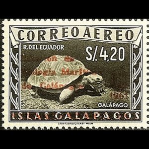 ECUADOR 1961 - Scott# C391 Giat Tortoise 4.2s NH