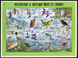 Uganda Stamp 1298  - Wetland birds