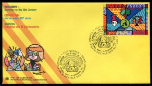 349-350 UN - Geneva Education FDC