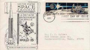 United States, First Day Cover, Space