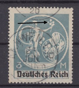 Bavaria 1920 Sc#271 Mi#134 III Plateflaw used signed BPP (DR1895)