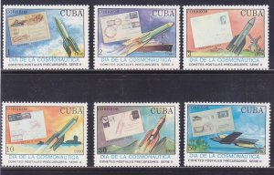 Cuba 3207-12 MNH 1990 Cosmonauts' Day Full Set of 6