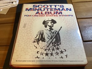 ICOLLECTZONE US Minuteman Singles Album Mint hinged used  (BCOL124)