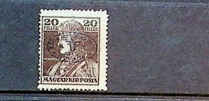 HUNGARY - ROMANIAN OCCUPATION Sc 2N29a LH ISSUE OF 1919 - BLACK OVERPRINT ON 20f