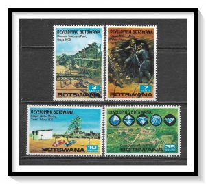 Botswana #58-61 Development Program Set MNH