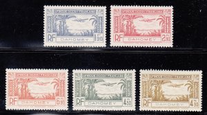 Dahomey Scott #C1-C5 MH