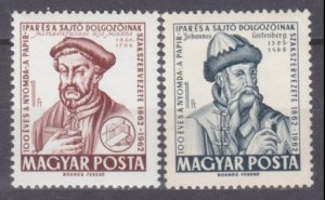 1962 Hungary 1839-1840 100th anniversary of the Hungarian Printing Union