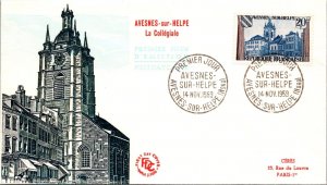 France FDC 1959 - Avesnes Sur Helpe - F64992
