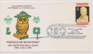 Scout Cachets #094 - Genius of Scouting Deptford Mall Show 1990