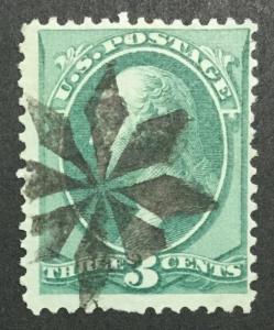 MOMEN: US #158 ROSETTE USED #24538