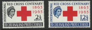 Bechuanland Protechtorate Scott 195-196 MNH! Complete Set!