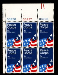 ALLY'S STAMPS US Plate Block Scott #1447 8c Peace Corps [6] MNH [A-UL 33228]