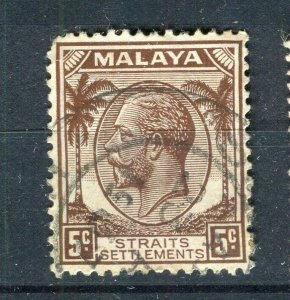 MALAYA; 1930s early GV portrait issue fine used 5c. value