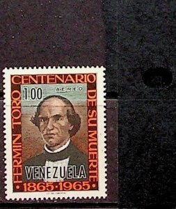 VENEZUELA Sc C911 NH ISSUE OF 1965 - F.TORO