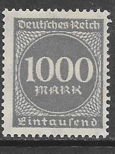 Germany 234: 1000m Numeral, MHR, F-VF