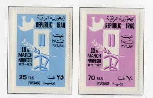 Iraq  636-7 MH SCV $5.75 BIN $2.75