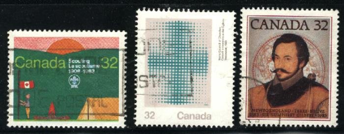 Can #993-95   -2   used VF 1983 PD