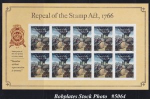 BOBPLATES #5064 Repeal of the Stamp Act Sheet of 10 VF MNH