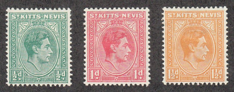 St Kitts-Nevis - 1938 - SC 79-81 - H