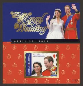 Antigua Sc# 3146 MNH Royal Wedding (S/S)