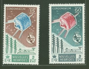 New Hebrides, French #124-5 Unused Single (Complete Set)