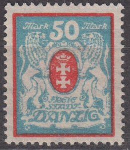 Danzig Scott #106 1923 Unused no gum