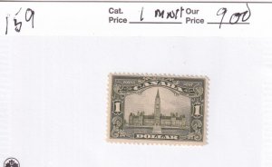 CANADA # 159 MNH $1 OTTAWA PARLIAMENT ISSUE
