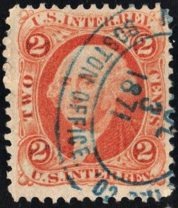 R15c 2¢ Revenue: Internal Revenue (1862) Used/CDS