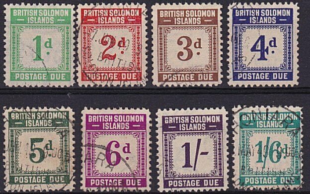 SOLOMON IS 1940 Postage Due set fine used...................................5654