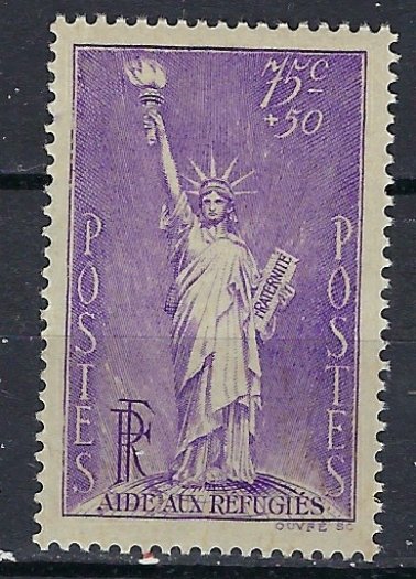 France B45 MNH 1936 Statue of Liberty (ak1857)