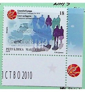 MACEDONIA Sc 514 NH ISSUE OF 2010 - COUNCIL OF EUROPE - (AJ23)
