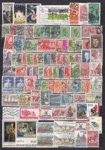 Denmark - 95 stamp lot - (2446)