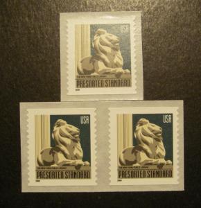Scott 3447, 10 cent Lion, Presorted Std, Pair & Single