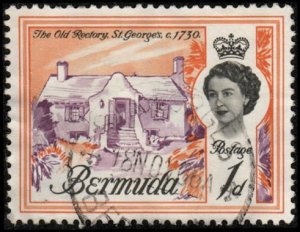 Bermuda 175 - Used - 1p Old Rectory,  St George's (1962) (cv $0.55)