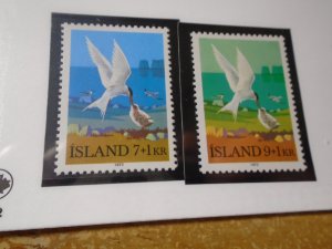 Iceland  #  B23-24  MNH   Birds