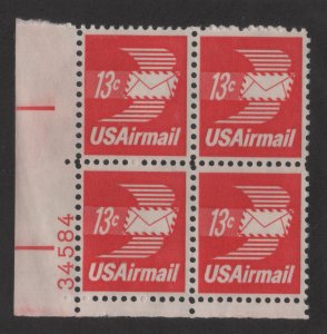 C79 13c Winged Envelope 34584 LL Plate Block