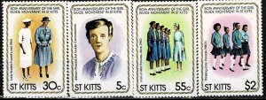 ST KITTS 1981 ANNIVRSARY OF GIRL GUIDES  MNH