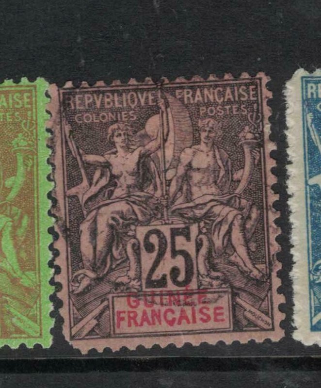 French Guinea SC 10 VFU (2dwy) 