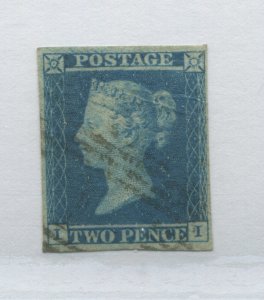 1841 2d lettered II and lightly used