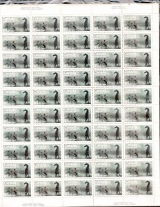 1975 - #667 PO Full Sheet - Canada Calgary Stampede 100th / Horses Cowboys cv$34