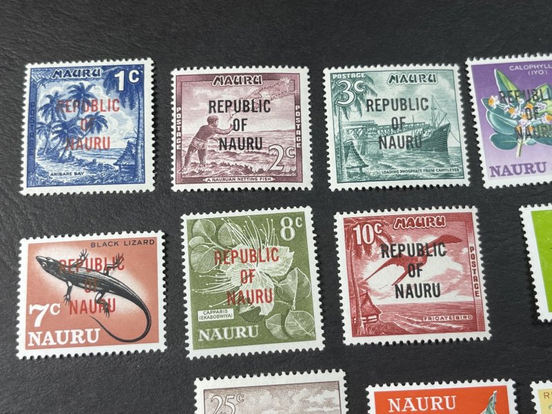 NAURU # 72-85-MINT/HINGED-----COMPLETE SET------1968
