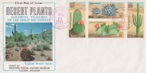 ZAYIX US  1942a Desert Cactus Western Postal History Museum Unofficial City