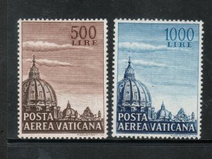 Vatican #C22 - #C23 Very Fine Never Hinged Set