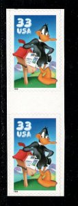 UNITED STATES SC# 3306 HORZ GUTTER PAIR VF/NH