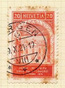 Switzerland 1920s Early Issue Fine Used 20c. NW-150298