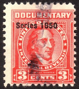 1950, US 3c, Documentary, Used, Sc R538