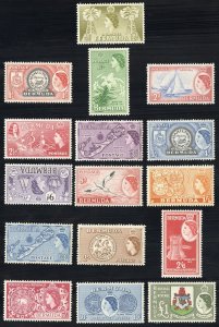 Bermuda Stamps # 143-62 MLH VF Scott Value $110.00
